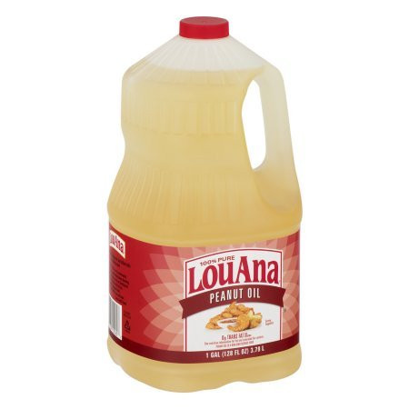 LouAna 100% Pure Peanut Oil, 128 Ounce (2 Pack)