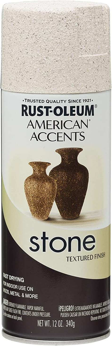 Rust-Oleum 285028 Stone Creations Spray, 12 oz, Travertine